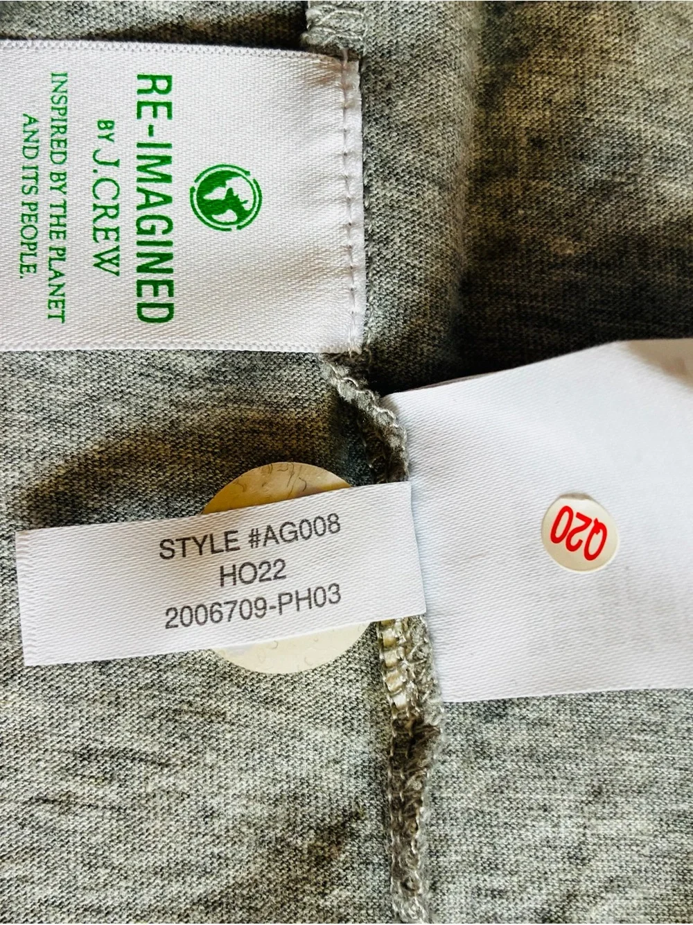 J. Crew Men’s Broke-in Short-sleeve T-shirt. L. New without the tags.
